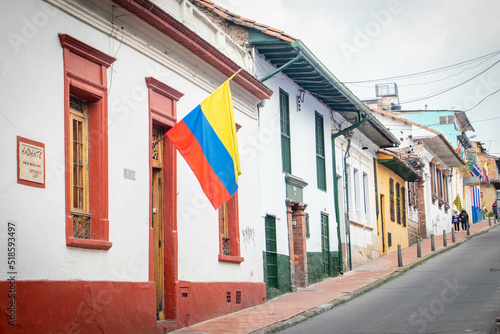 streets of Candelaria, Bogota, Colombia