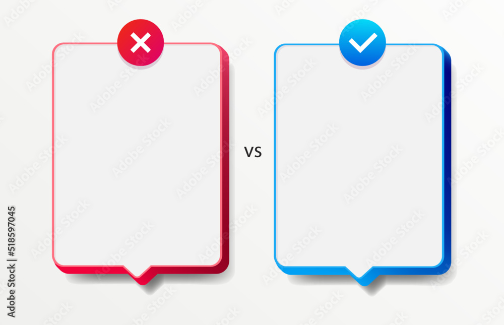 Facts vs myths card realistic style isolated on white background. Fact-checking or easy compare evidence. Concept illustration Vector 10 eps Facts vs myths card realistic style isolated on white background. Fact-checking or easy compare evidence. Concept illustration Vector 10 eps