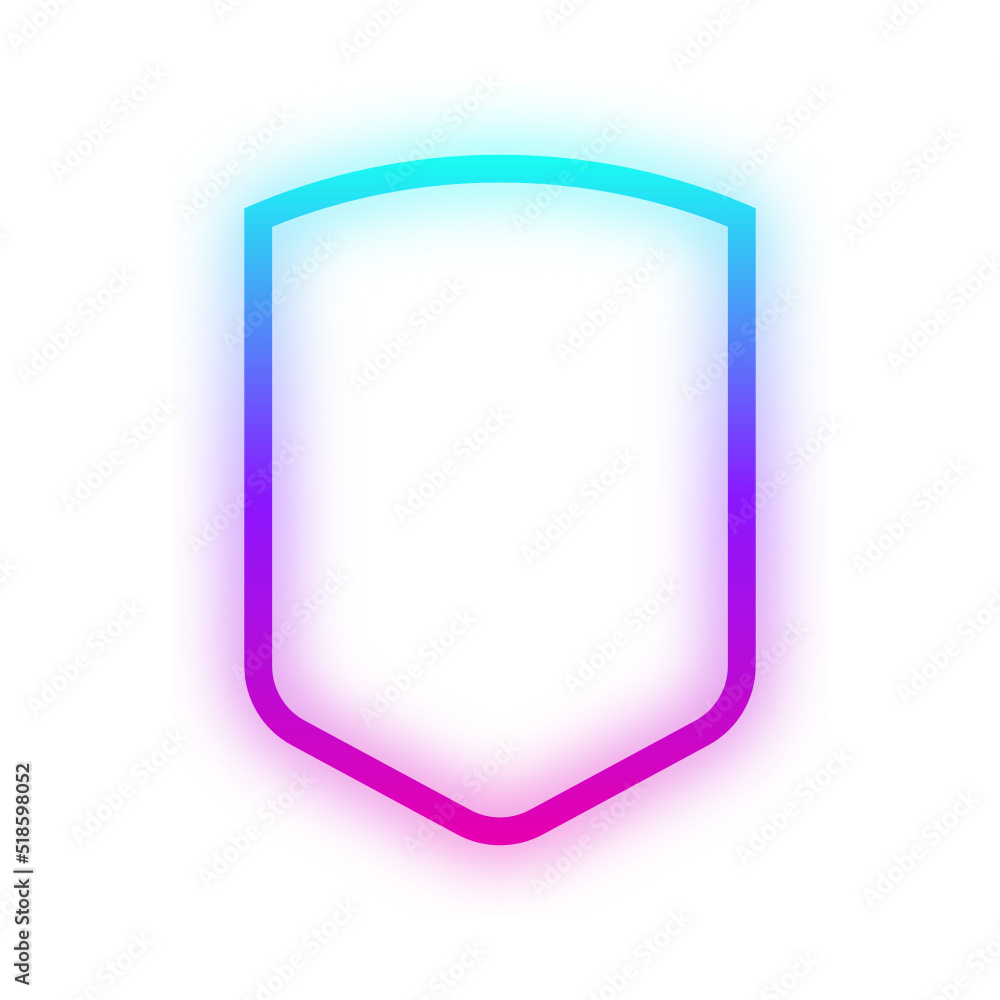 glow gradient badge frame
