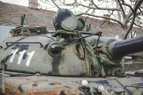 T54 historic Russian soviet-age tank photo