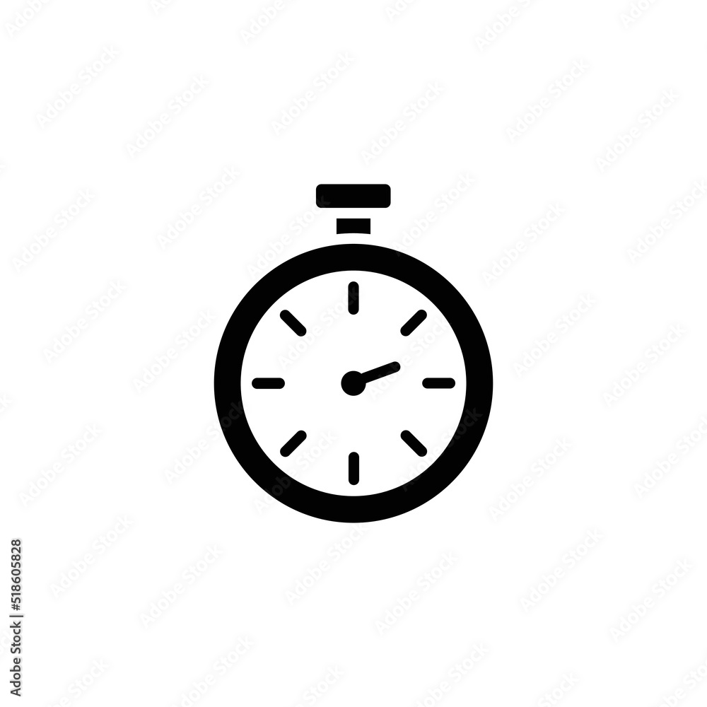 stopwatch icon flat style trendy stylist simple stopwatch icon flat style trendy stylist simple