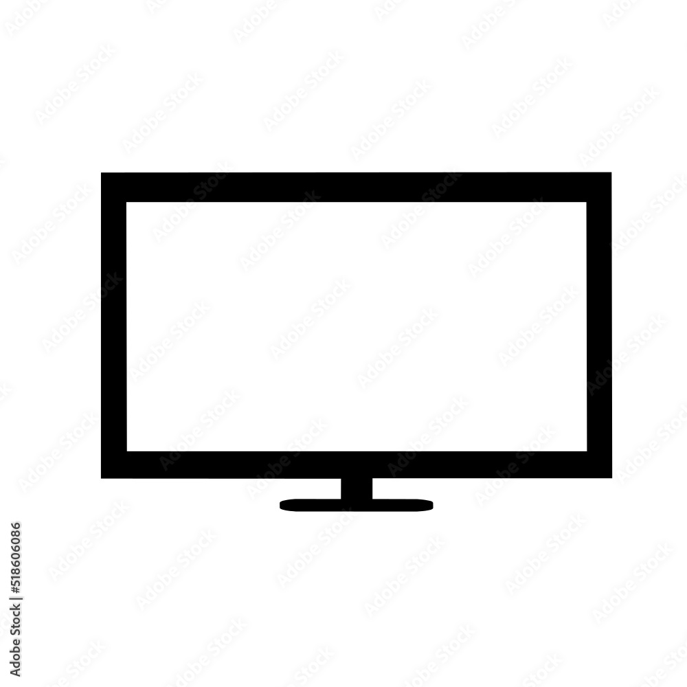 lcd tv screen isolated on white background lcd tv screen isolated on white background