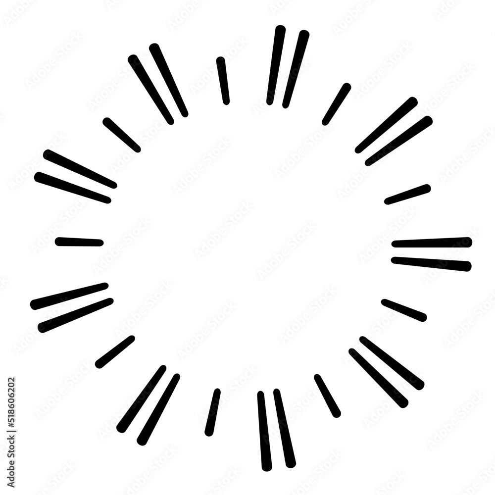 sun burst element
sun burst element