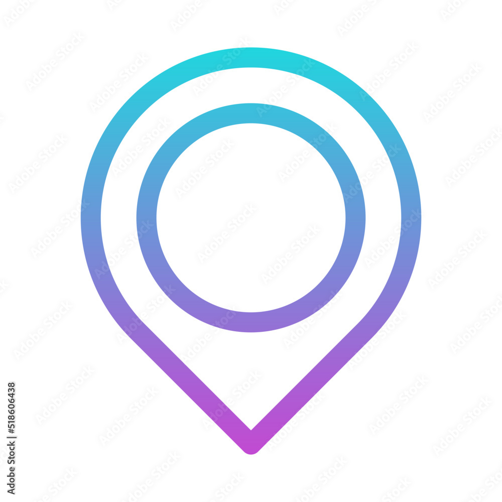 gradient location pin icon
gradient location pin icon