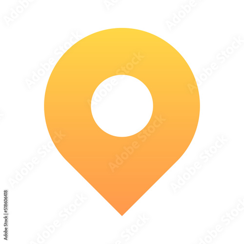 gradient location pin icon
