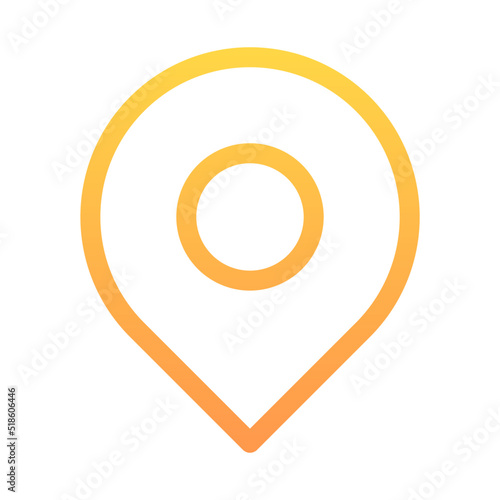 gradient location pin icon
