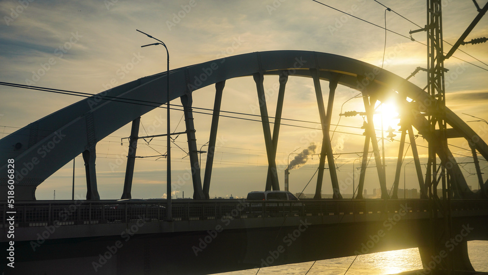 Obraz premium Bridge in Kiev 