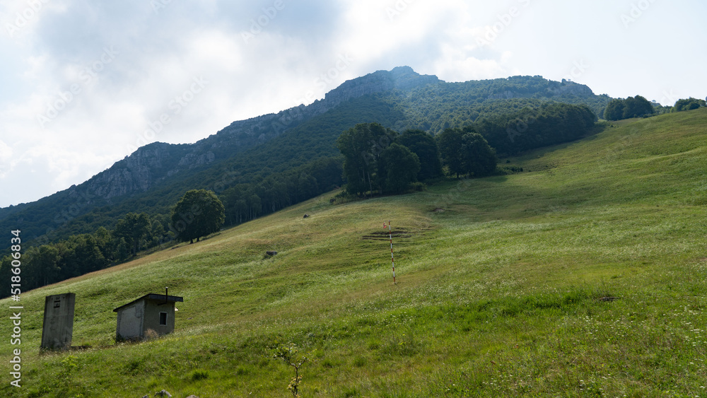 landscape in the mountains Italy