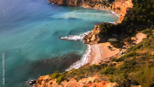 Es Torrent beach in Ibiza, Spain