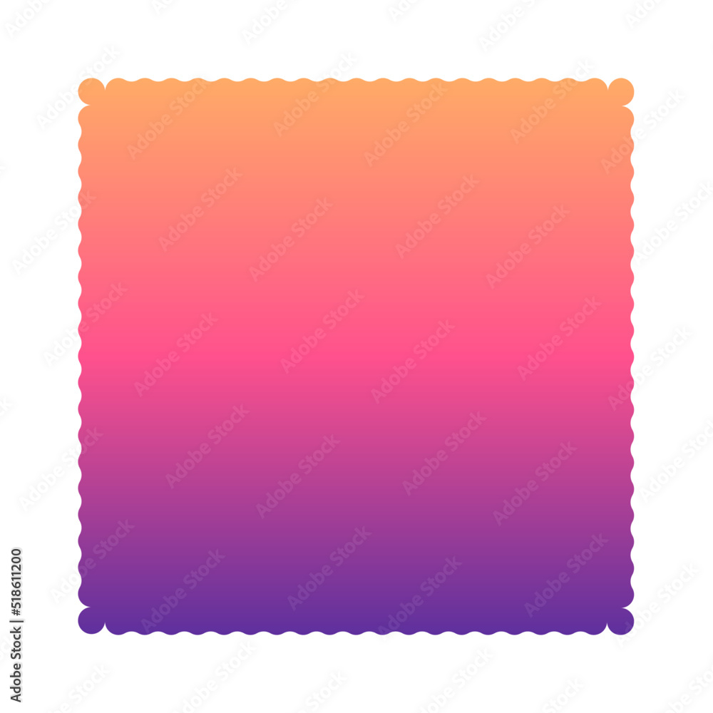 gradient square frame
