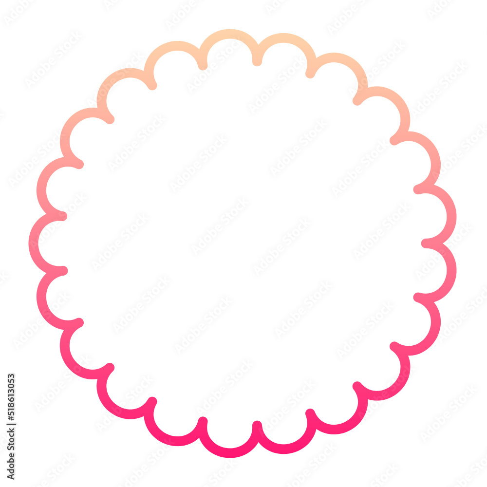 gradient round frame
gradient round frame
