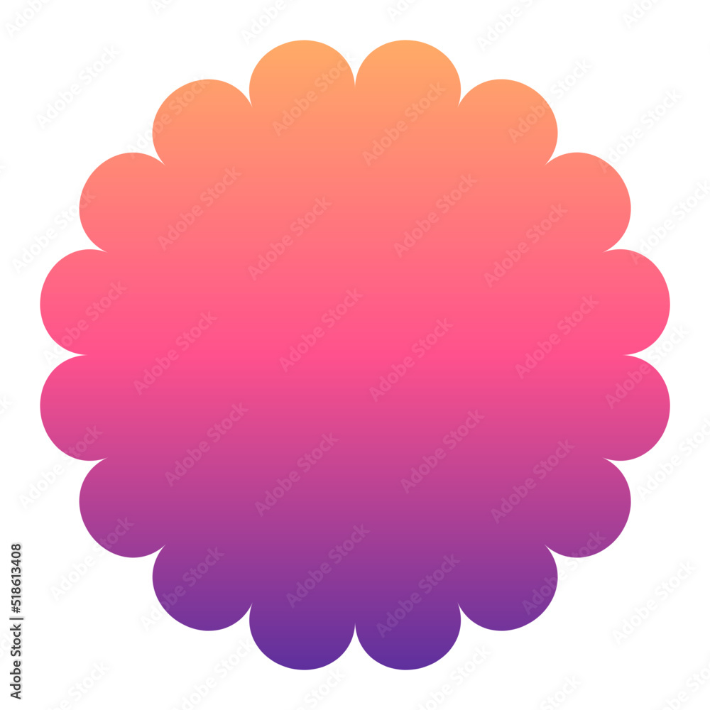 gradient round frame
gradient round frame