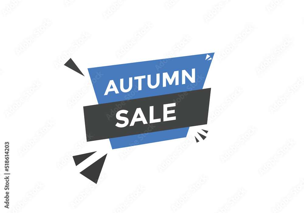 Autumn sale text button. Autumn sale speech bubble. Autumn sale sign icon.
Autumn sale text button. Autumn sale speech bubble. Autumn sale sign icon.