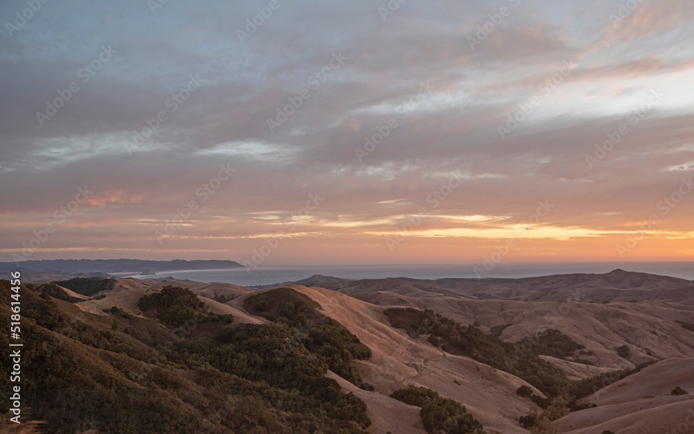 Naklejka premium Sunset