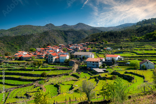Rural village of Ermida in the Peneda Geres National Park, Portugal. photo