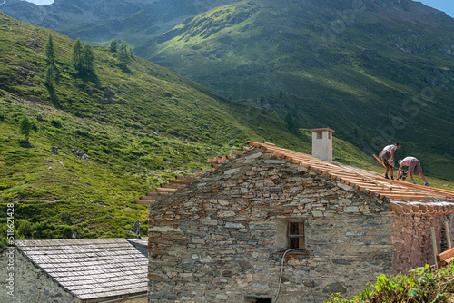 The Jagdhausalm, located in the Hohe Tauern National Park at the end of the East Tyrolean Defereggen Valley, is one of the oldest alpine pastures in Austria photo