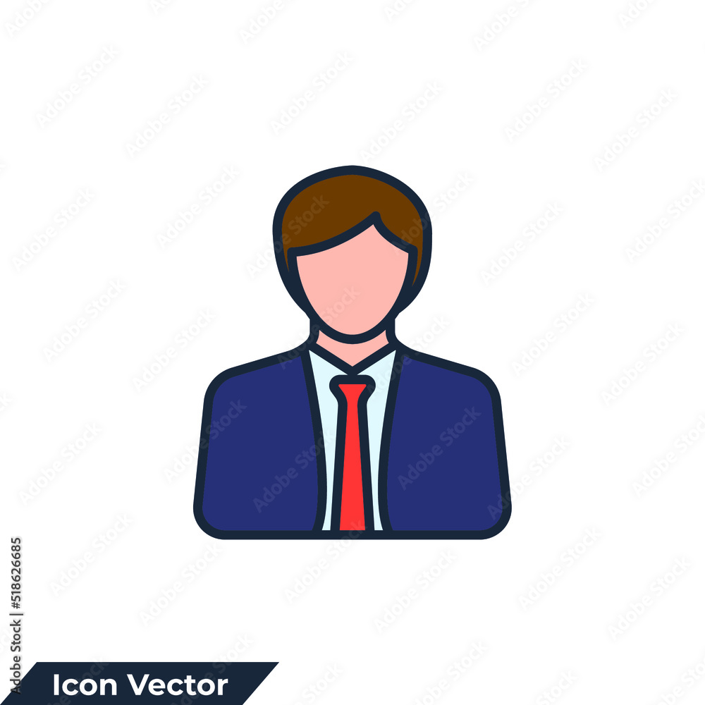 businessman icon logo vector illustration. User symbol template for graphic and web design collection businessman icon logo vector illustration. User symbol template for graphic and web design collection