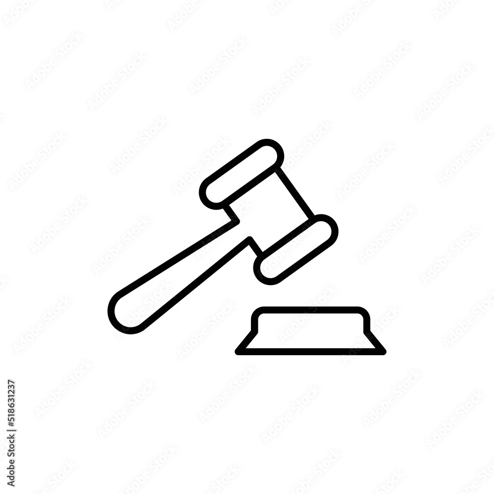 judge gavel icon flat style trendy stylist simple judge gavel icon flat style trendy stylist simple