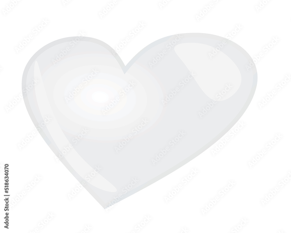 Isolated heart soap bubble. vector illustration Isolated heart soap bubble. vector illustration
