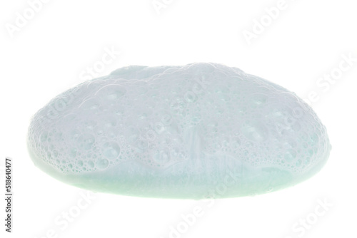 soap with foam isolated