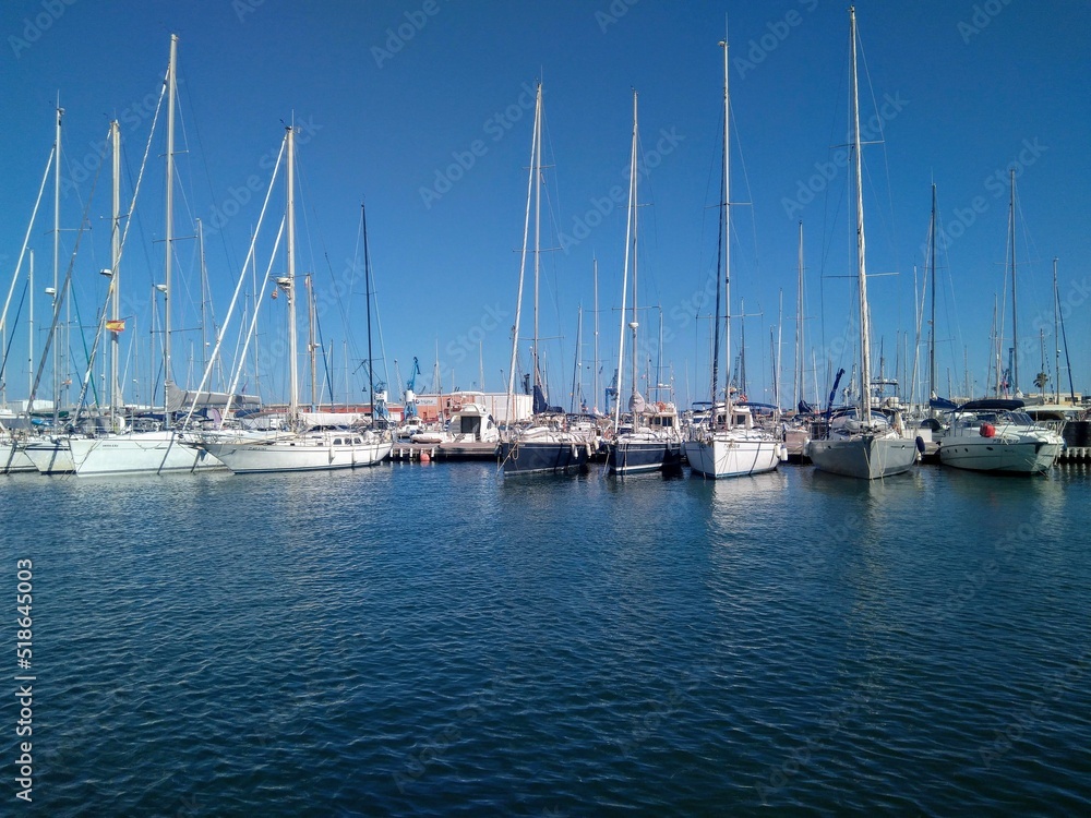 Sailboats in the Marina