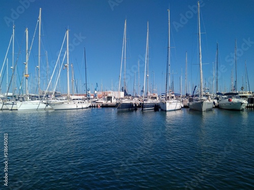Sailboats in the Marina