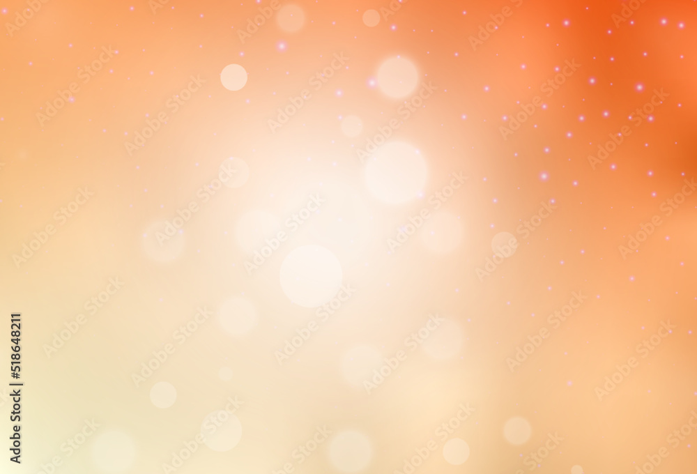 Light Orange vector template in carnival style. Light Orange vector template in carnival style.