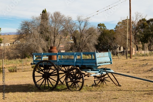 Konstfotografi Old dairy car in the argentinian countryside.