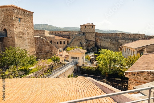 Famous Thessaloniki fortress in Greece on a sunny day photo