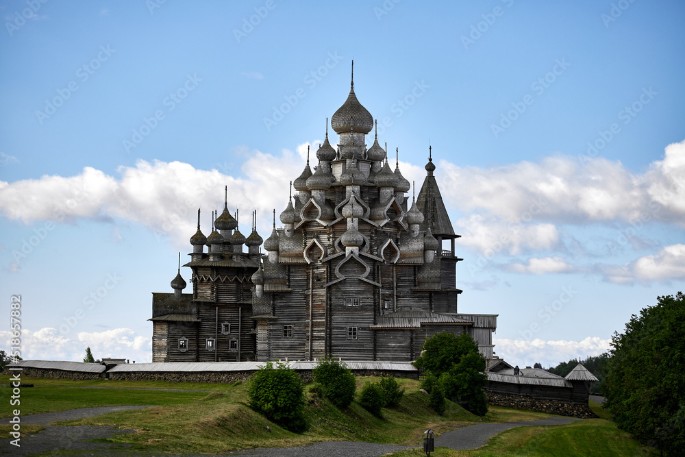 Kizhi churchyard, Kizhi. The architectural ensemble of the State Historical and Architectural Museum 
