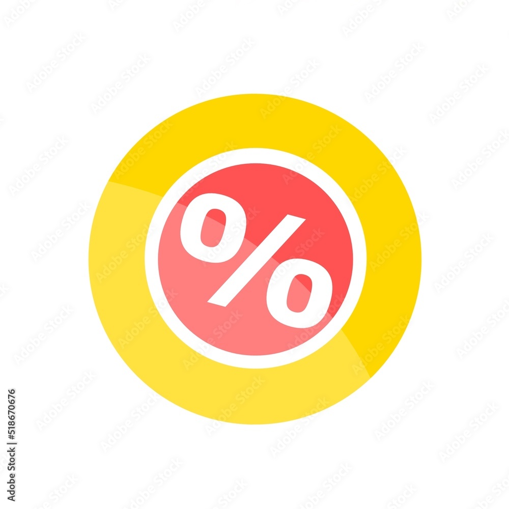 Discount on white background. Discount on white background.