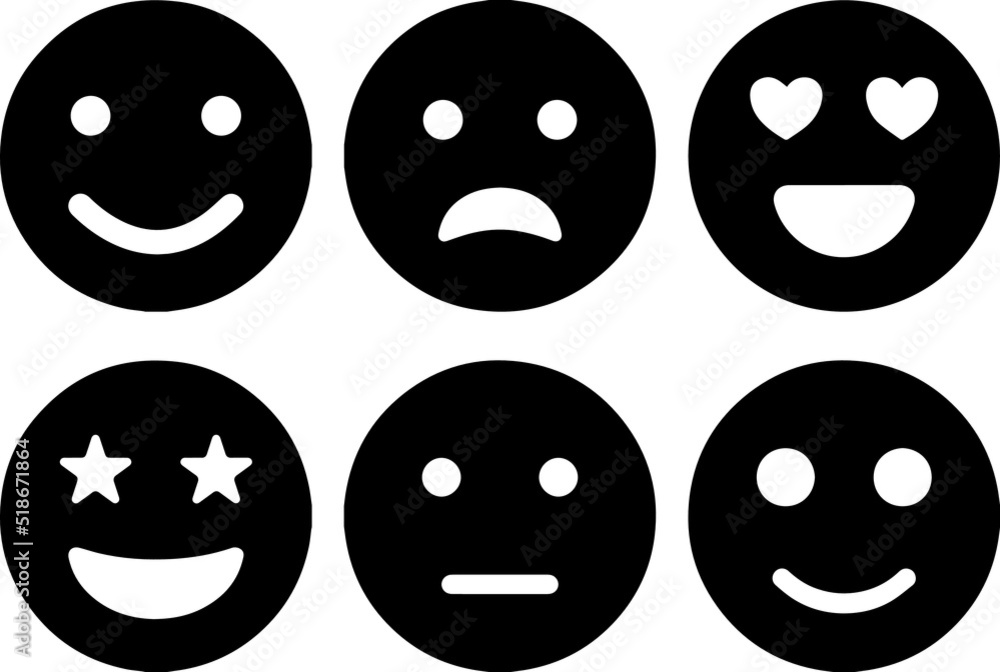 Emojis face icon set. Modern Emoticons Set. Different Reactions design. smile yellow icon design. Emoji faces collection. Emojis flat style. Happy and sad emoji. Line smiley face Emojis face icon set. Modern Emoticons Set. Different Reactions design. smile yellow icon design. Emoji faces collection. Emojis flat style. Happy and sad emoji. Line smiley face
