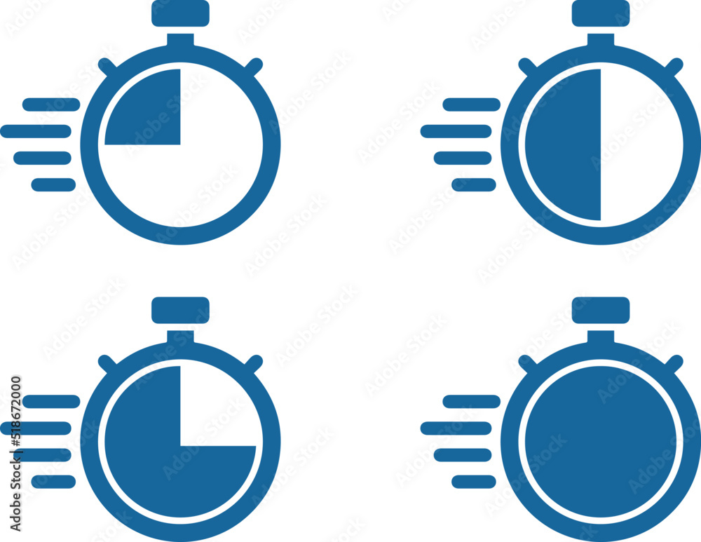 set stopwatch icon. Timer icon. Symbol timer on a white background ...