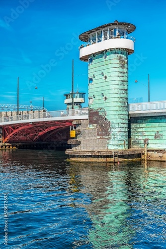 Wall Mural Vertical shot of Knippels Bridge in Copenhagen, Denmark