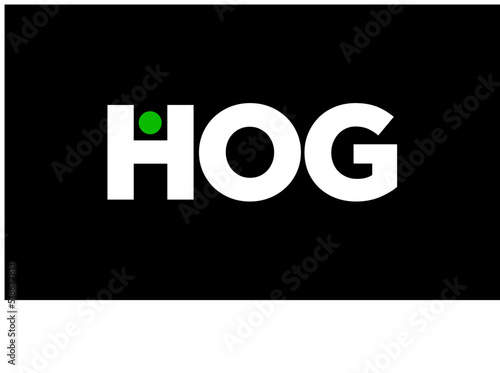 Company or a brand logo of the abbreviation HOG