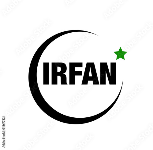 Company or a brand logo of the abbreviation IRFAN