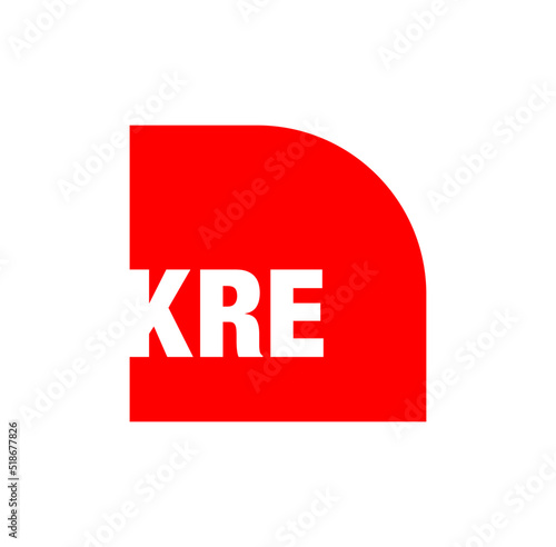 Company or a brand logo of the abbreviation KRE