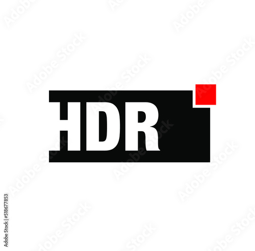 Company or a brand logo of the abbreviation HDR