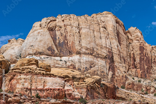 Wallpaper Mural Contorted and Eroded Sandstone Walls in the Desert Torontodigital.ca