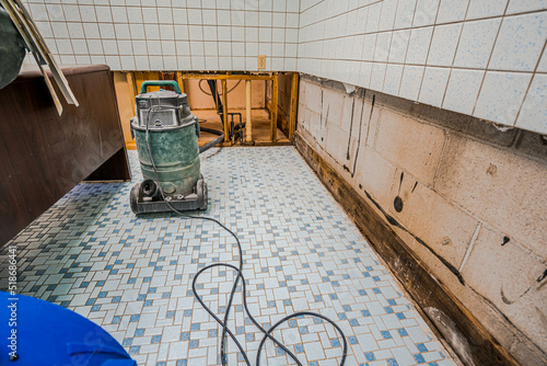 Flood cut water damage