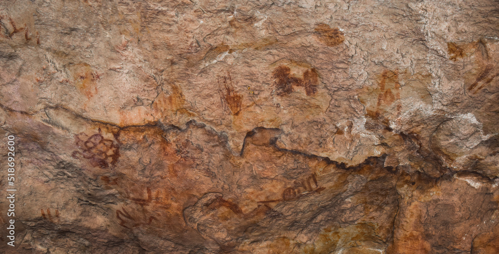 Arte rupestre Muisca en Piedras del Chivo Negro, Cundinamarca, Colombia	