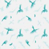 Green vector seamless pattern. Pattern for textile shirts, wrapping paper, wallpaper and bedding.