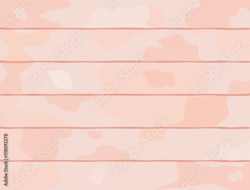 ピンクのペンキを塗ったような木の壁や板などをイメージしたイラスト