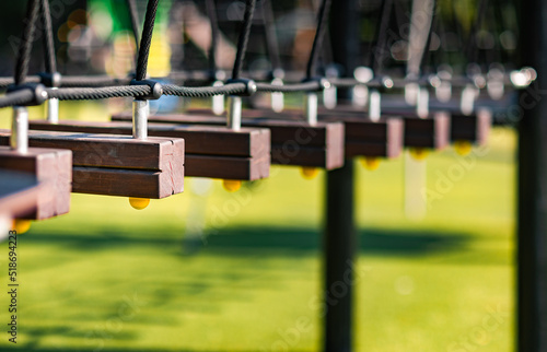 rope ladder in the playground 
