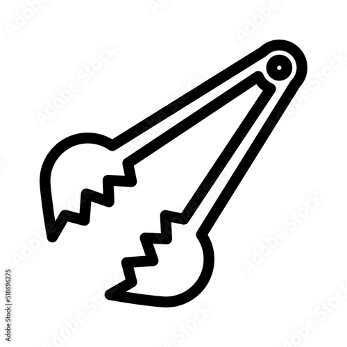 forceps line icon