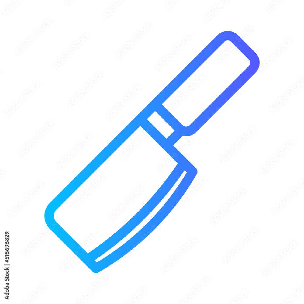 cleaver gradient icon cleaver gradient icon