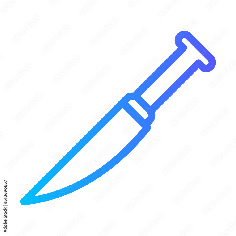 knife gradient icon knife gradient icon