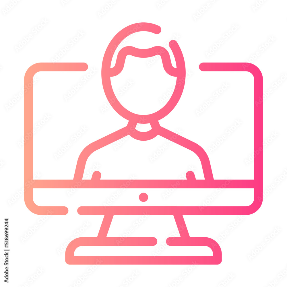 live chat support gradient icon live chat support gradient icon