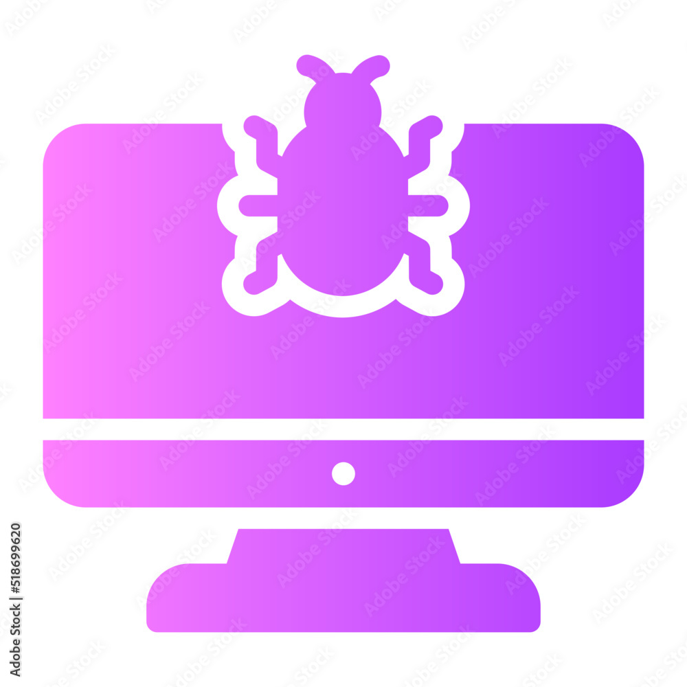 bug gradient icon bug gradient icon