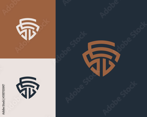 Letter E S G logo design. creative minimal monochrome monogram symbol. Universal elegant vector emblem. Premium business logotype. Graphic alphabet symbol for corporate identity